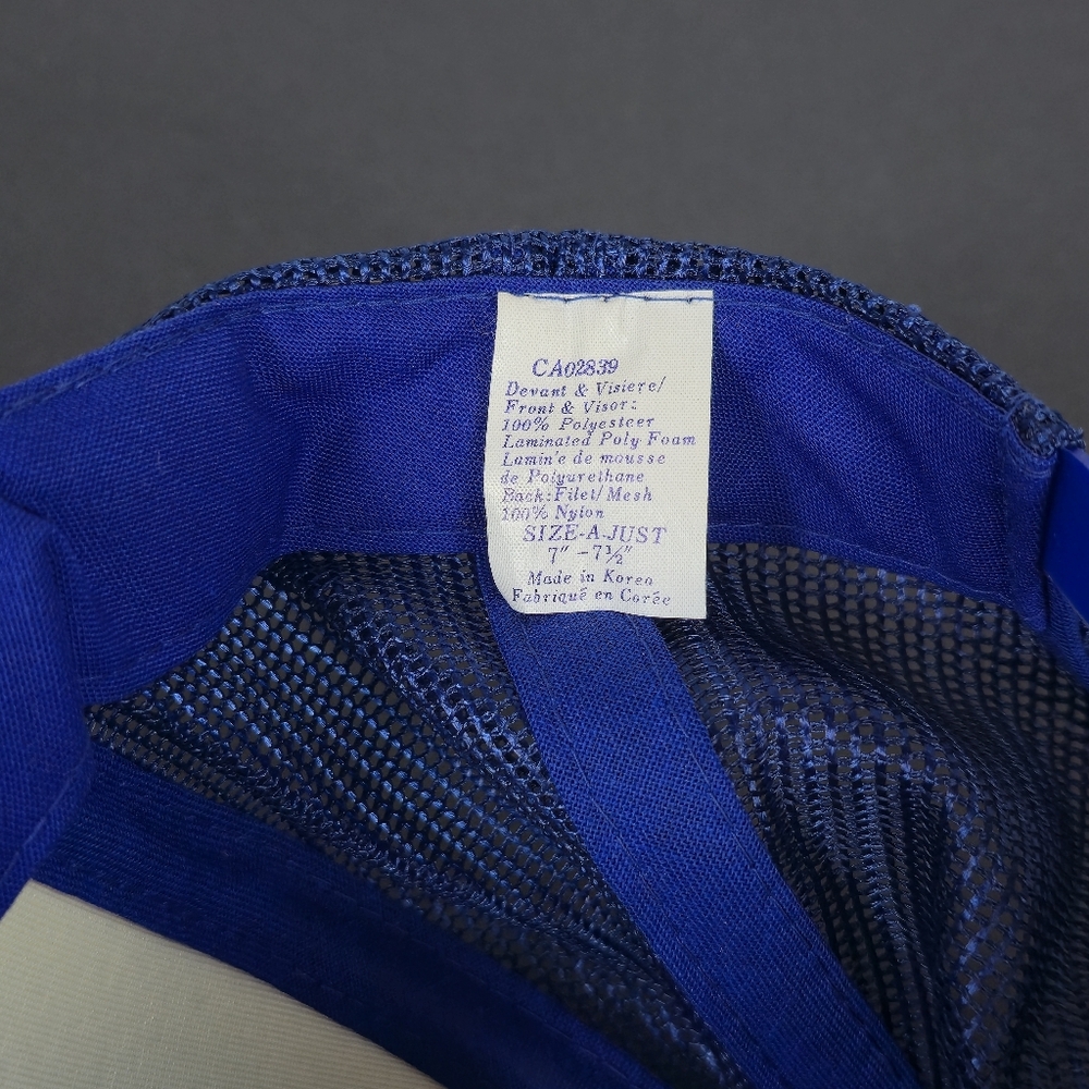 Vintage Procor Blue Trucker Snapback Hat Cap - Picture 6 of 6